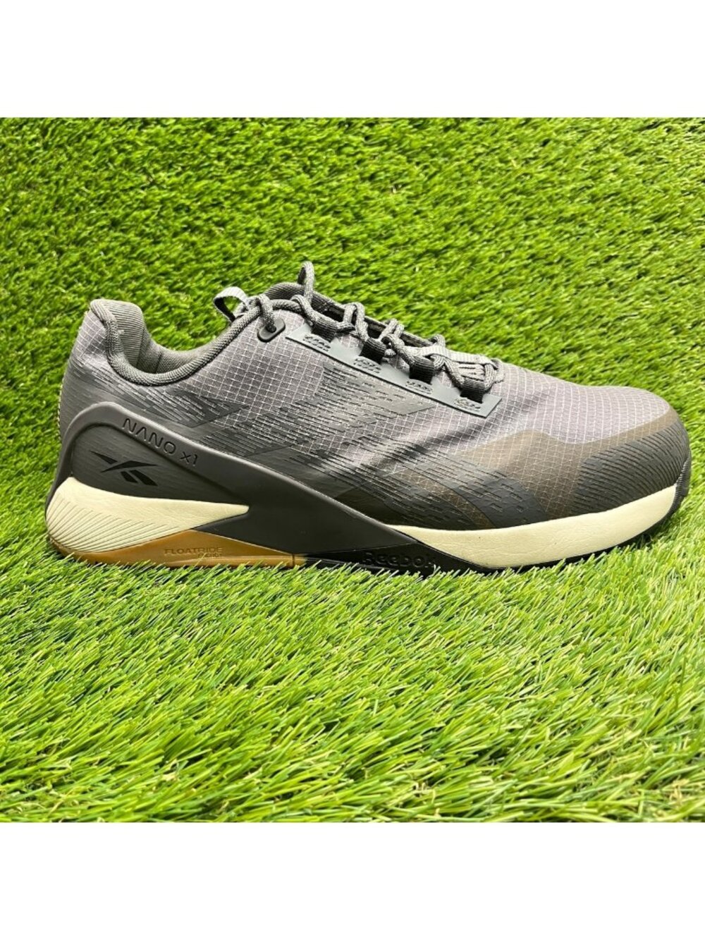 Reebok Nano X1 Adventure Mens Size 13E Gray Composite Safety Toe Work Shoes